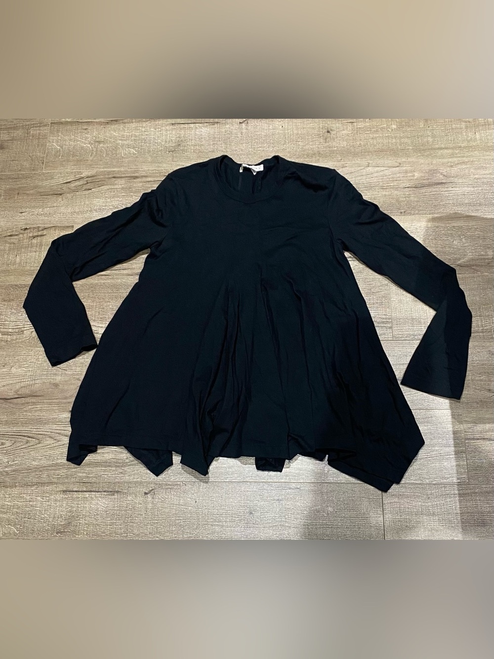 Comme des Garcons Black Long-Sleeve Swing Tunic